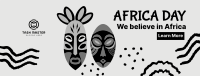 Africa Day Masks Facebook Cover Image Preview