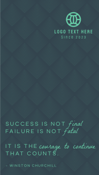 Failure Isn't Fatal Instagram Story