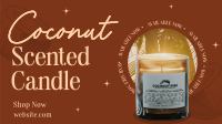 Coconut Scented Candle Animation