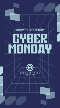 Futuristic Cyber Monday Instagram Story