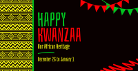 Ethnic Kwanzaa Heritage Facebook Ad