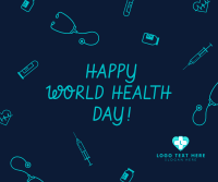 World Health Day Icons Facebook Post