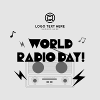 Radio Day Celebration Instagram Post