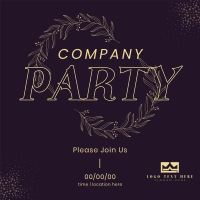 Company Party Instagram Post