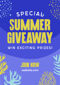 Corals Summer Giveaway Poster