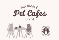 Pet Cafe Opening Pinterest Cover Design