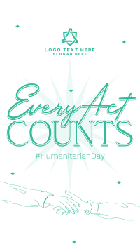 Humanitarian Day Doodles Facebook Story