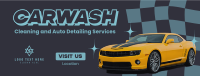 Carwash Cleaning Service Facebook Cover