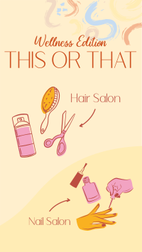 This or That Wellness Salon Instagram Story