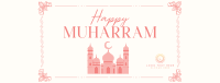 Decorative Islamic New Year Facebook Cover