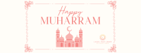 Decorative Islamic New Year Facebook Cover Image Preview