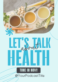 Health Wellness Podcast Poster