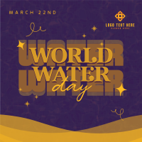 Quirky World Water Day Linkedin Post