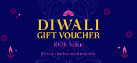 Happy Diwali Greeting Gift Certificate