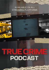 Scrapbook Crime Podcast Poster