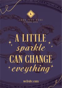 Sparkling Jewelry Quote Flyer