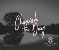 Cherish The Sunset Facebook Post Design