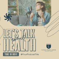 Health Wellness Podcast Instagram Post Design