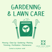 Seeding Lawn Care Instagram Post