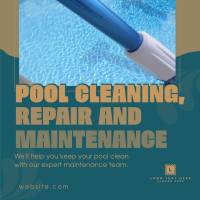 Pool Cleaning Services Instagram Post