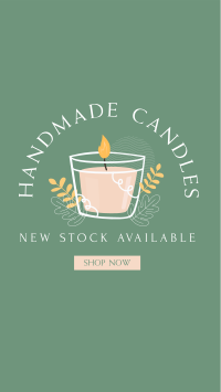 Available Home Candle  Facebook Story