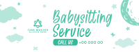 Cute Babysitting Services Facebook Cover Image Preview