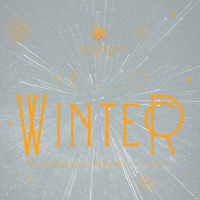 Cozy Winter Greeting Linkedin Post Design