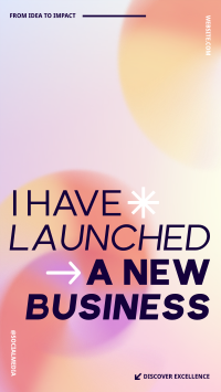 New Business Launch Gradient Instagram Story