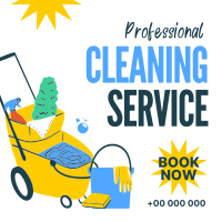 Cleaner for Hire Instagram Post