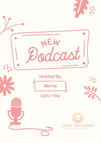 Generic Podcast Show Flyer Design