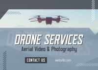 Drone Technology Postcard