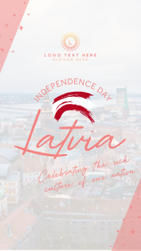 Latvia Independence Day Instagram Story