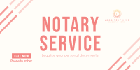 Online Notary Service Twitter Post