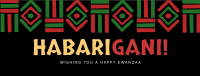 Kwanzaa Day Message Facebook Cover