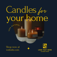 Aromatic Candles Linkedin Post Design