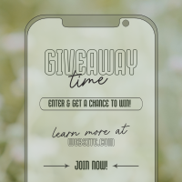 Monoline Phone Giveaway Instagram Post