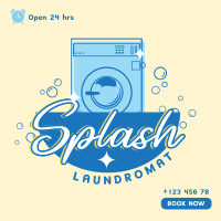 Splash Laundromat Linkedin Post