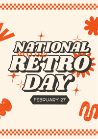 Nostalgic Retro Day Flyer