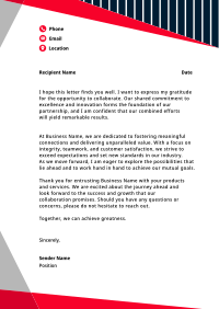 Abstract Corporate Letterhead Image Preview