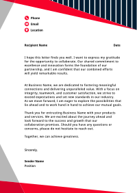 Abstract Corporate Letterhead