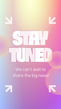 Stay Tuned for Big News Instagram Story