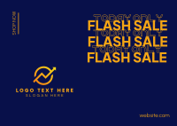 Flash Sale Shop Postcard