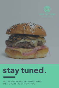 Exciting Burger Launch Pinterest Pin