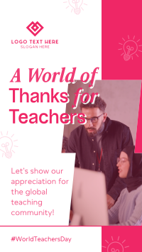 Modern Teachers Day Facebook Story