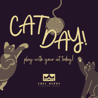 Cat Playtime Instagram Post Image Preview