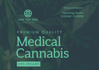 Medical Cannabis Postcard