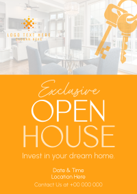 Elegant Open House Flyer