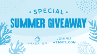 Corals Summer Giveaway Animation