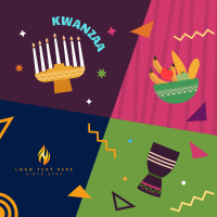 Colorful Kwanzaa Linkedin Post