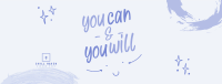 Cute Motivational Message Facebook Cover